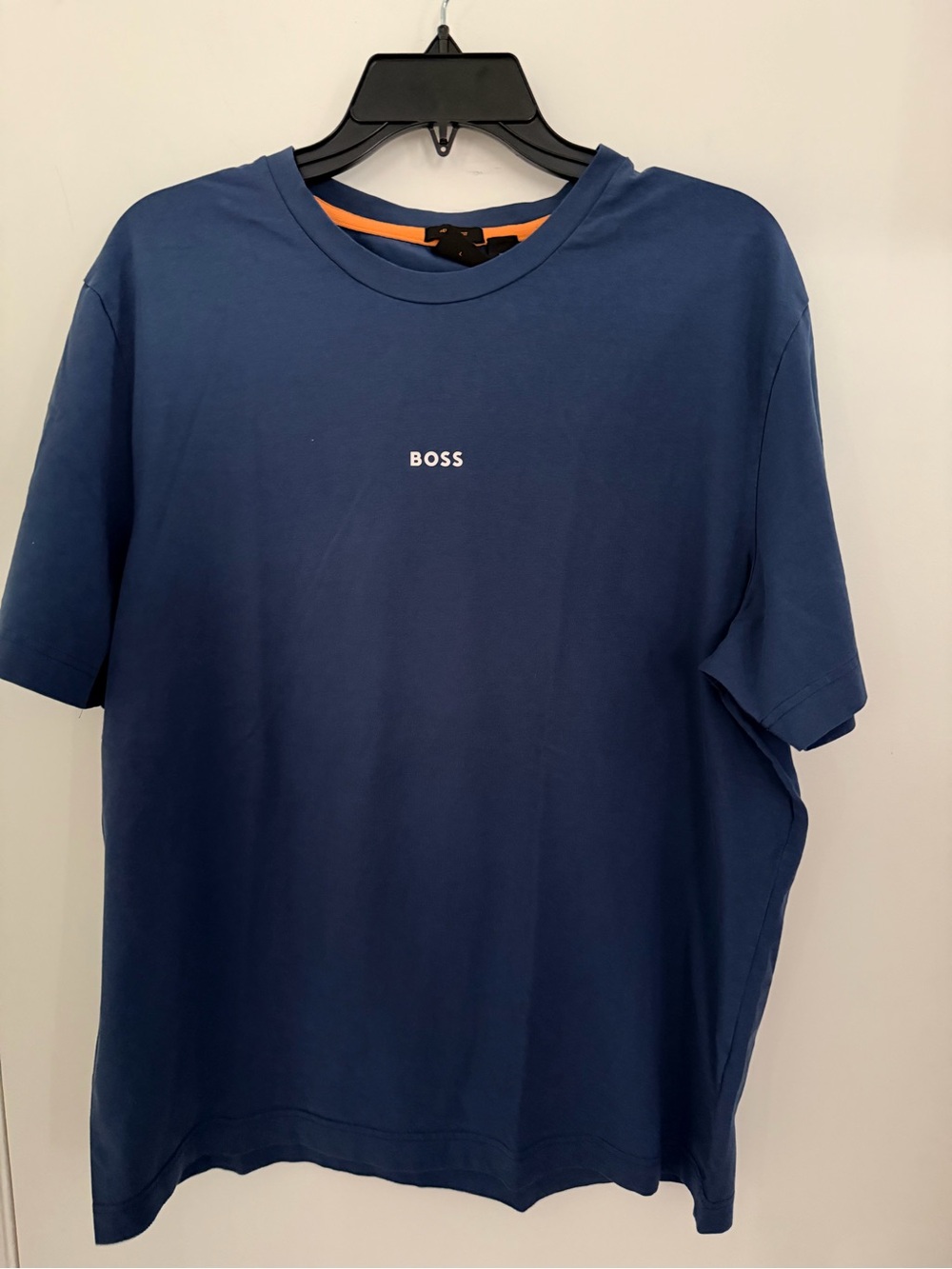 Boss Navy Short-Sleeve Logo T-Shirt
